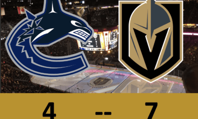Vegas Golden Knights defeat the Vancouver Canucks