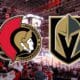 Vegas Golden Knights, Ottawa Senators AWAY