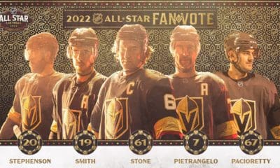 Vegas Golden Knights 2022 All-Star Game Captain Nominees (Photo- Vegas Golden Knights via Twitter)