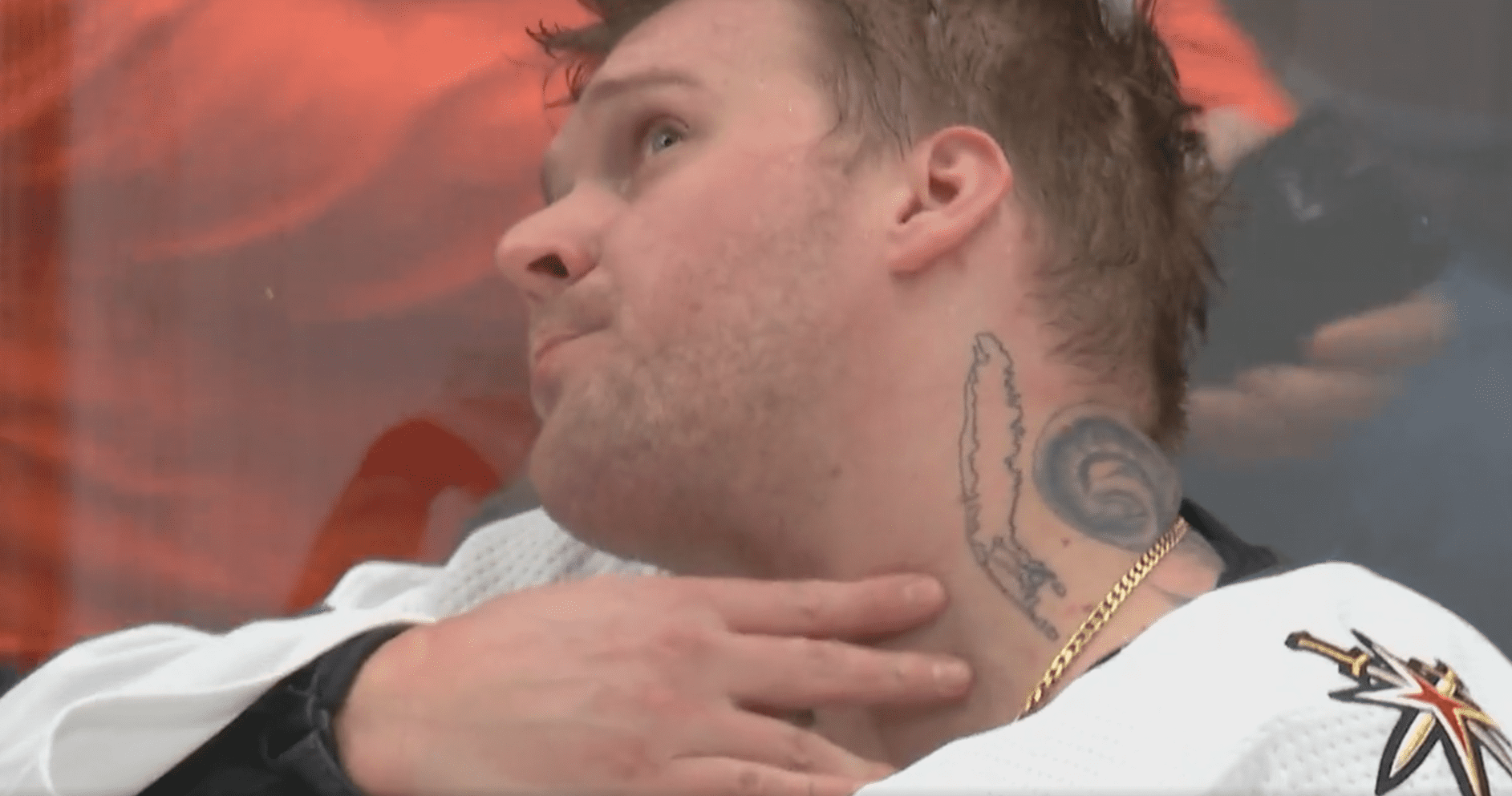 Robin Lehner got a Long Island tattoo as a way to say thank you to
