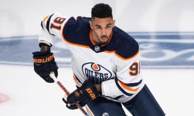 Evander Kane Edmonton Oilers (Photo- Sportsnet Stats via Twitter)