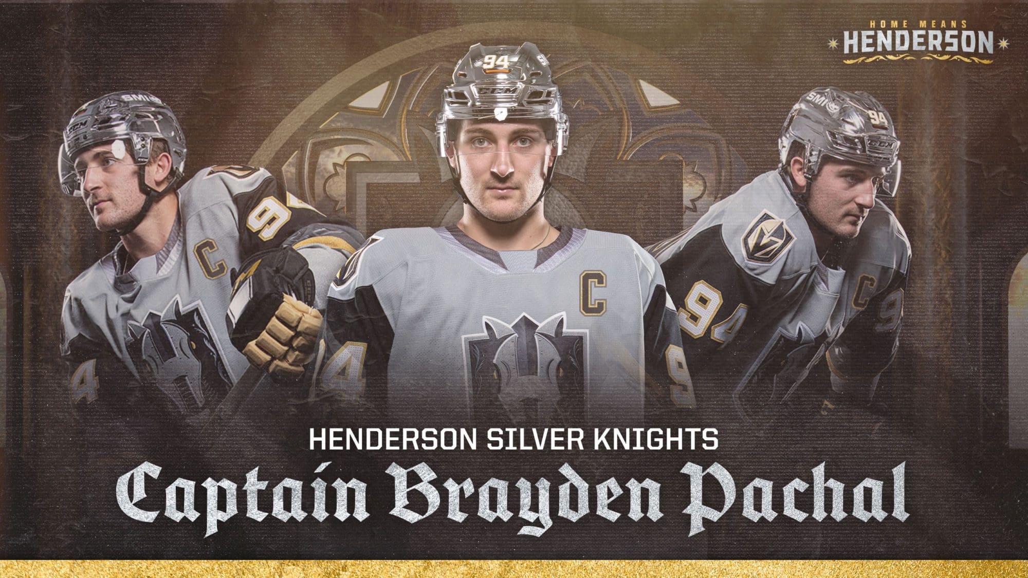 Brayden Pachal Henderson Silver Knights captain (Photo- Henderson Silver Knights via Twitter)