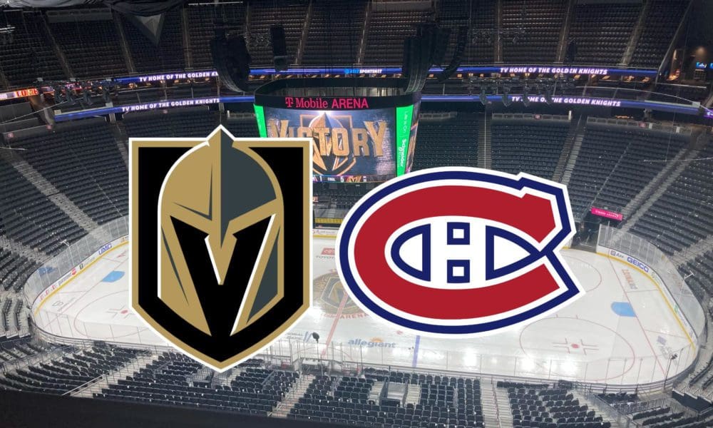 Vegas Golden Knights Montreal Canadiens HOME