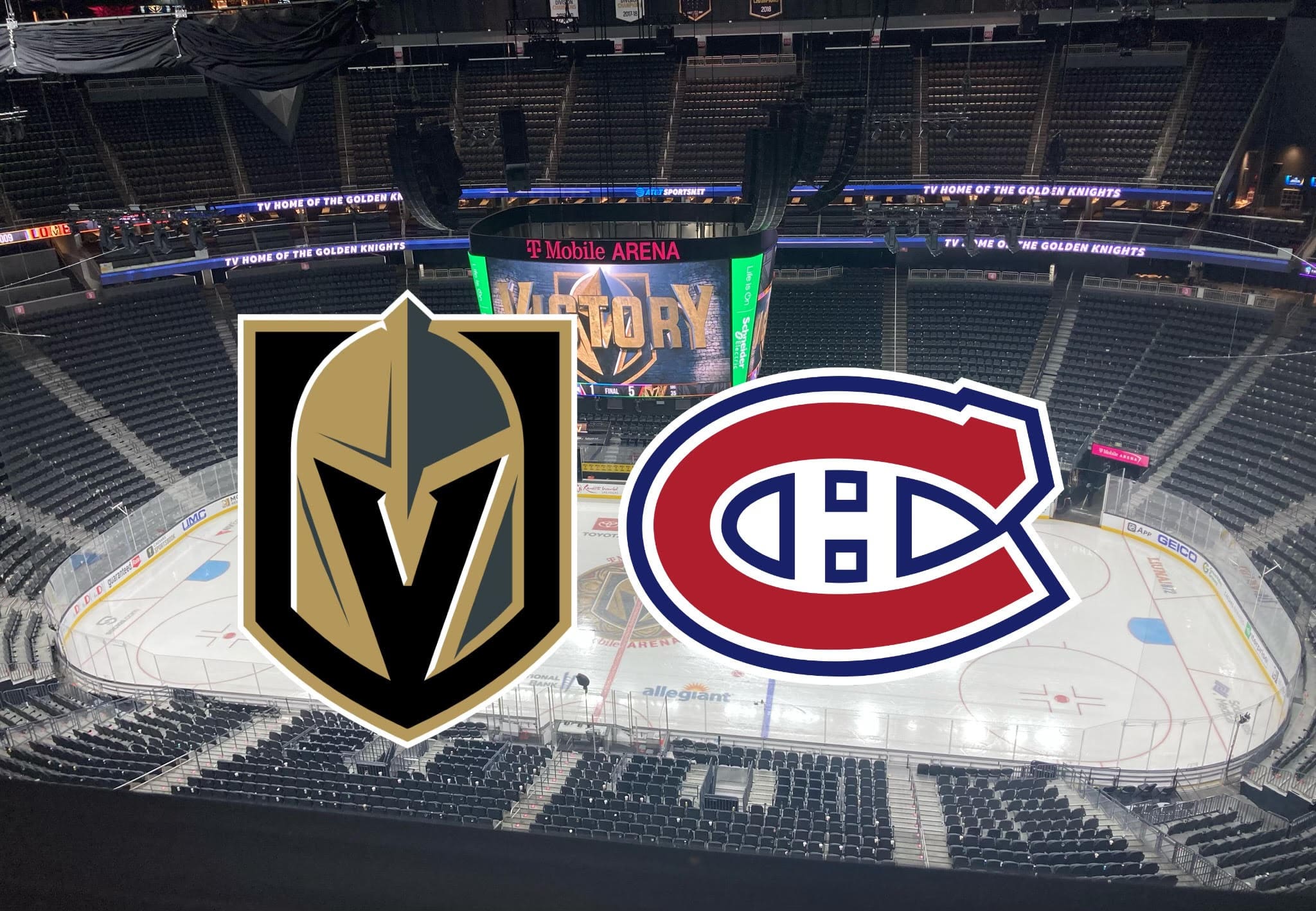 Vegas Golden Knights Montreal Canadiens HOME