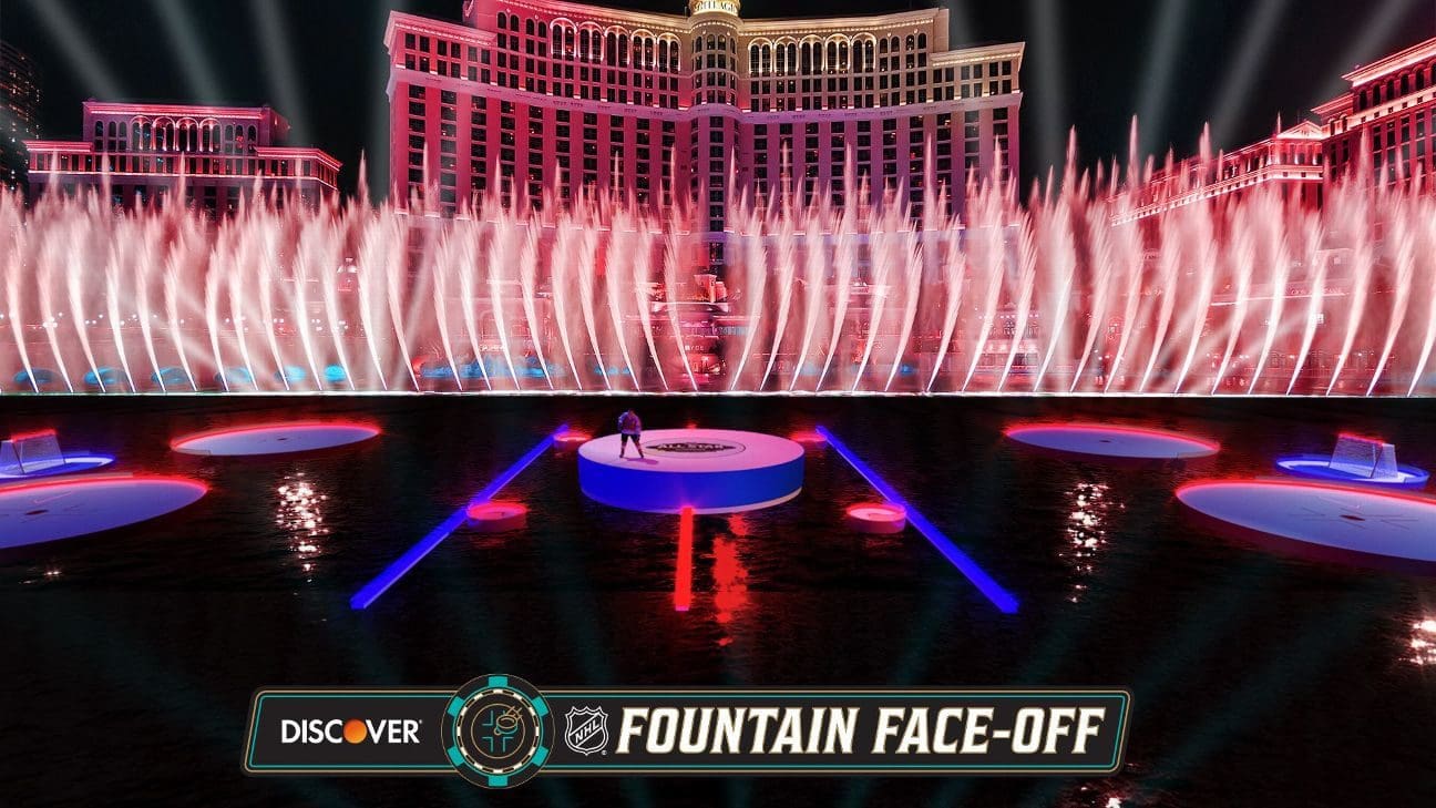 Vegas Golden Knights 2022 NHL-All Star Game Skills Competition Fountain Face-Off (Photo/NHL)