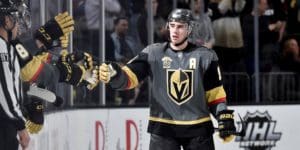 Reilly Smith Vegas Golden Knights (Photo- Vegas Golden Knights via Twitter)