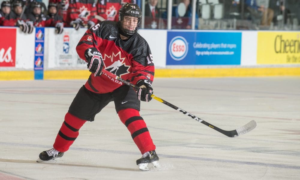 Lukas Cormier Vegas Golden Knights Hockey Canada (Photo- Hockey Canada via Twitter)