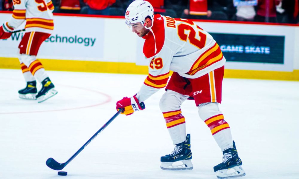 Calgary Flames Dillion Dube (Photo- Sammi Silber Washington Hockey Now/Calgary Hockey Now)