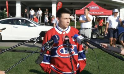 Former Vegas Golden Knight Nick Suzuki Montreal Canadiens captain (Photo- Marco D'Amico, Montreal Hockey Now)
