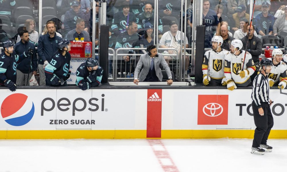 Seattle Kraken/Vegas Golden Knights (Photo- @jennthulhu via Twitter for Emerald City Hockey)