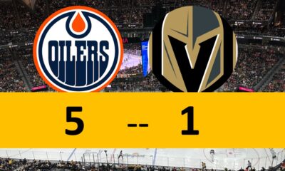 Vegas Golden Knights Game, 5-1 loss Edmonton Oilers