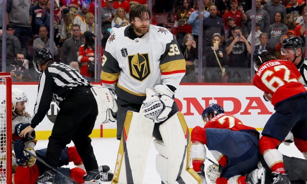 Vegas Golden Knights, Adin Hill, Game 4 punches