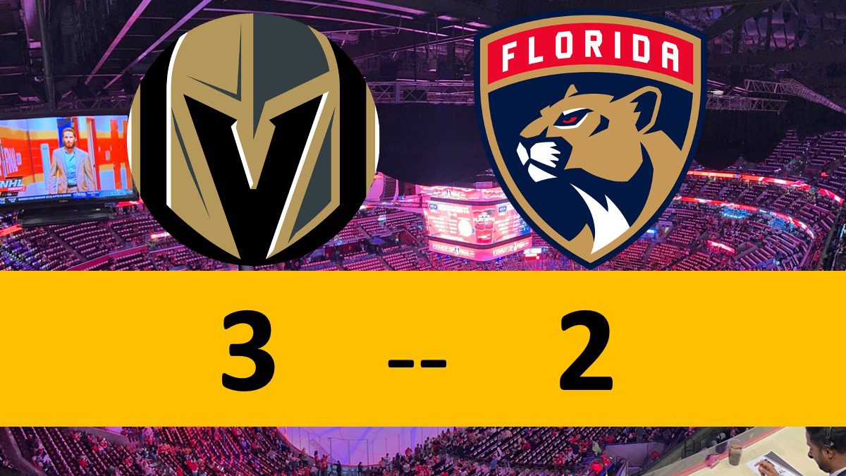 Vegas Golden Knights win Game 4, 3-2 Florida Panthers