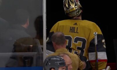 Logan Hill Leaves Game Injury, Vegas Golden Knights