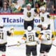 Vegas Golden Knights forward Tomáš Hertl celebrates after scoring 4/26/2025 (Photo/Screenshot- Vegas Golden Knights via Twitter)