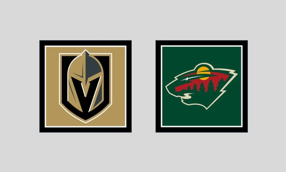 Vegas Golden Knights vs Minnesota Wild AWAY Gameday Graphic