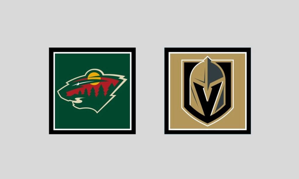 Vegas Golden Knights vs Minnesota Wild HOME Gameday Graphic