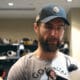 Vegas Golden Knights defenseman Alex Pietrangelo meets with the media following the Game 5 loss 5/14/2025 (Photo/Screenshot- Vegas Golden Knights via Twitter)