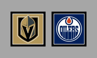 Vegas Golden Knights vs Edmonton Oilers AWAY Gameday Graphic