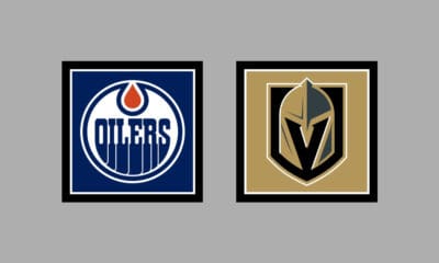 Vegas Golden Knights vs Edmonton Oilers HOME Gameday Graphic