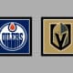 Vegas Golden Knights vs Edmonton Oilers HOME Gameday Graphic