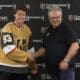 Vegas Golden Knights forward Mitch Marner meets with the media 7/1//2025 (Photo/Screenshot- Vegas Golden Knights via Twitter)
