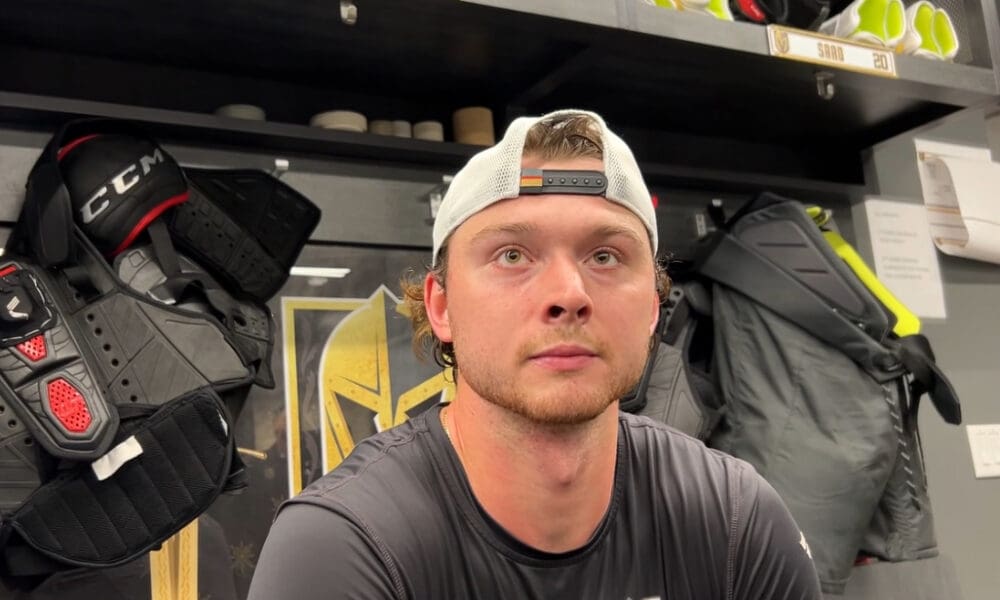 Cole Schwindt Vegas Golden Knights training camp 9/19/2025