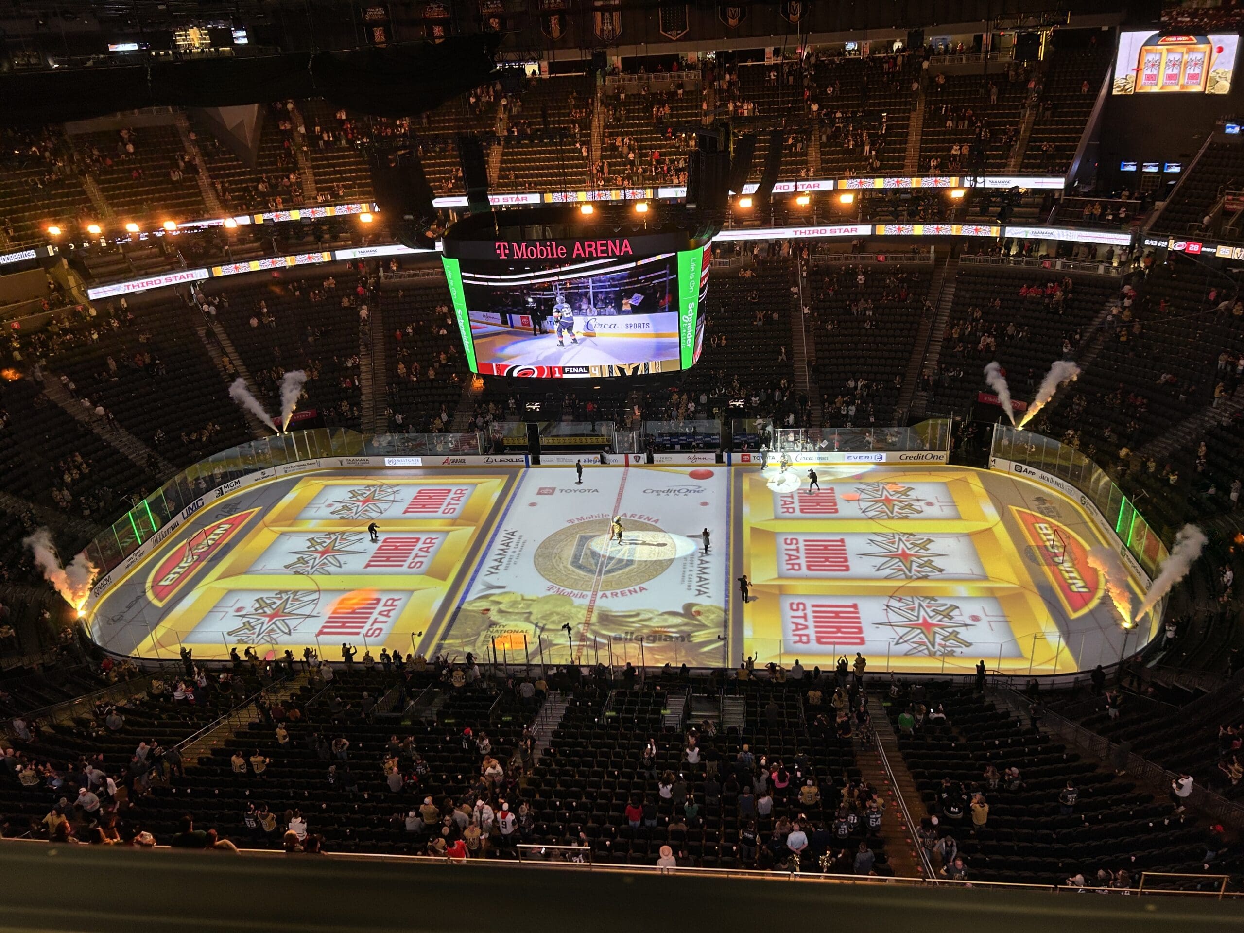 Vegas Golden Knights home win vs Carolina Hurricanes 10/20/2025