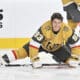 Mitch Marner takes warmups for the first time with the Vegas Golden Knights 9/25/2025 (Photo/Screenshot- NHL via Twitter)