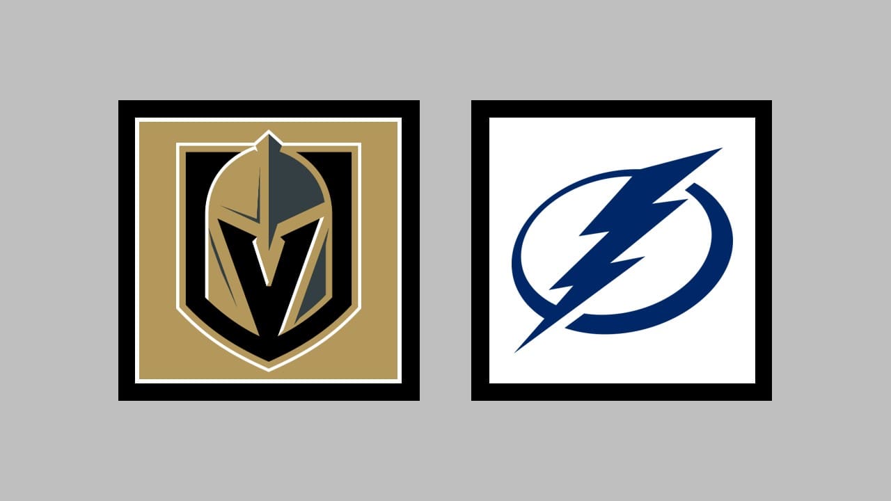 Vegas Golden Knights vs Tampa Bay Lightning AWAY Gameday Graphic