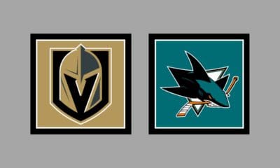 Vegas Golden Knights vs San Jose Sharks AWAY Gameday Graphic
