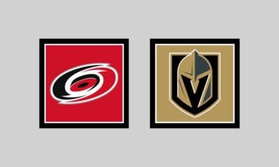 Vegas Golden Knights vs Carolina Hurricanes HOME Gameday Graphic