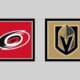 Vegas Golden Knights vs Carolina Hurricanes HOME Gameday Graphic