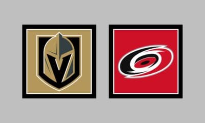 Vegas Golden Knights vs Carolina Hurricanes AWAY Gameday Graphic