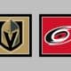 Vegas Golden Knights vs Carolina Hurricanes AWAY Gameday Graphic