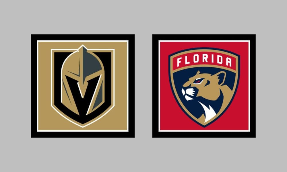 Vegas Golden Knights vs Florida Panthers AWAY Gameday Graphic