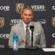 Vegas Golden Knights head coach Bruce Cassidy meets with the media 10/31/2025 (Photo/Screenshot- Vegas Golden Knights via Twitter)