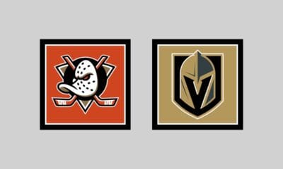 Vegas Golden Knights vs Anaheim Ducks HOME Gameday Graphic