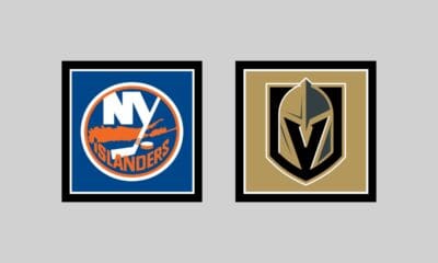 Vegas Golden Knights vs New York Islanders HOME Gameday Graphic