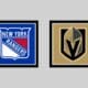 Vegas Golden Knights vs New York Rangers HOME Gameday Graphic