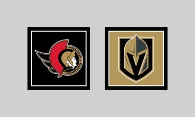 Vegas Golden Knights vs Ottawa Senators HOME Gameday Graphic