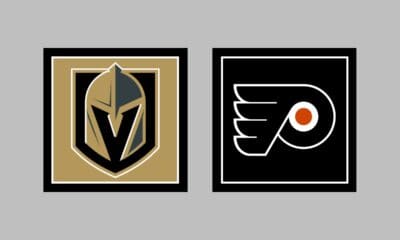 Vegas Golden Knights vs Philadelphia Flyers AWAY Gameday Graphic